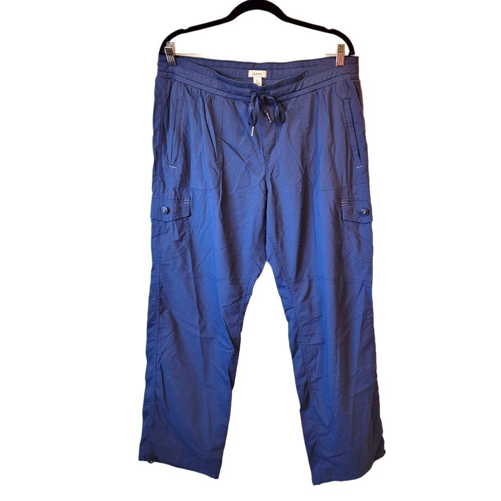 L.L. Bean Navy Blue Hiking Pants Women's Size XLP